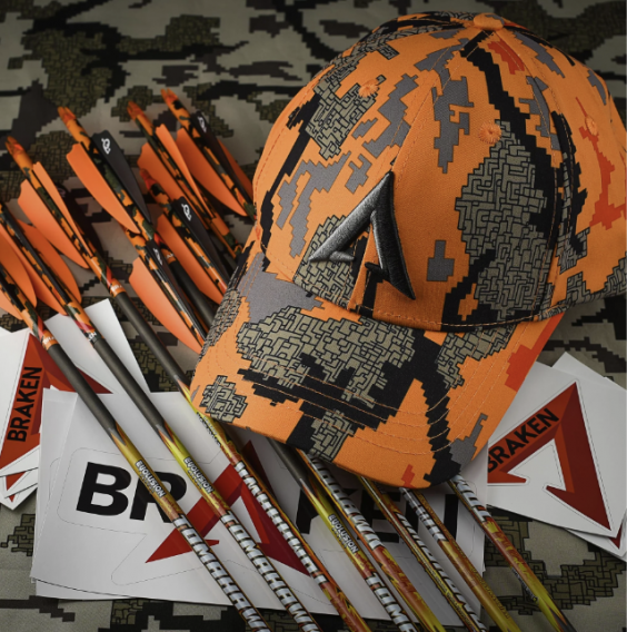 GORRA BRAKEN COLOR CAMO TARONJA 